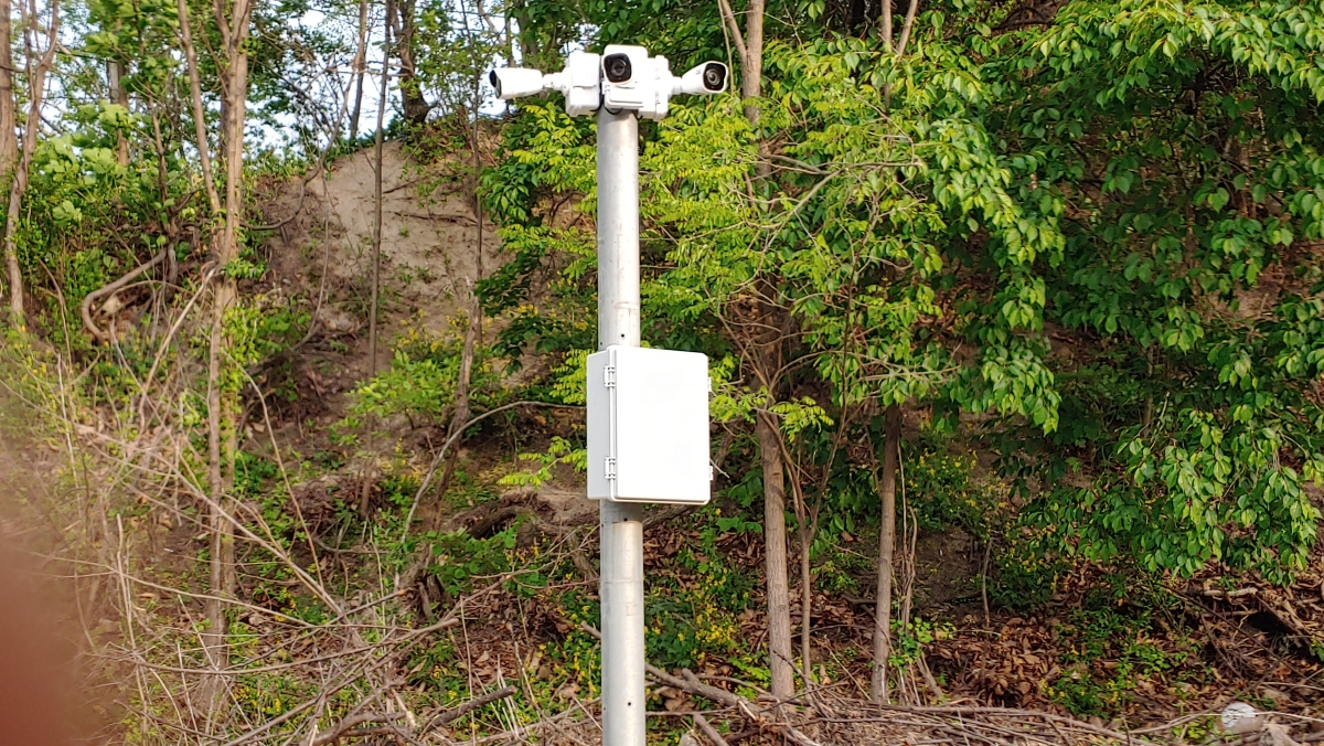 CCTV 자가설치 완료 전경