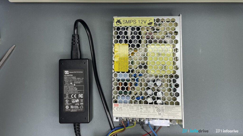 EM락 SMPS와 12V 아답타 차이