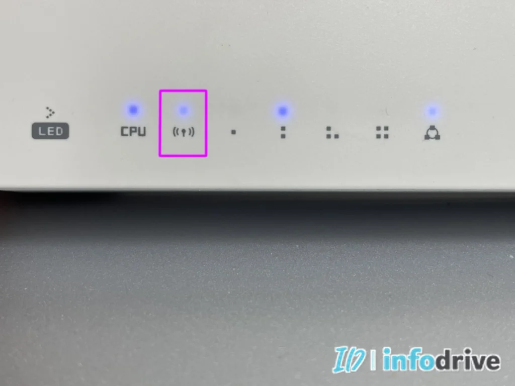 공유기 Wi-Fi 표시등 확인